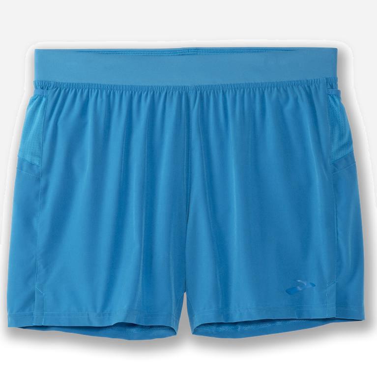 Brooks Sherpa 5 2-In-1 Hardloopshorts voor Heren Blauw (JHTSA-4807)